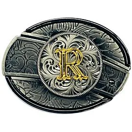 Hidden Knife Belt Buckle - Initial R Design (Preorder)
