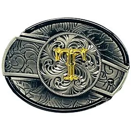 Hidden Knife Belt Buckle - Initial T Design (Preorder)