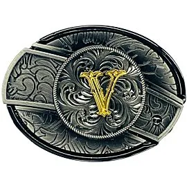 Hidden Knife Belt Buckle - Initial V Design (Preorder)