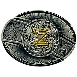 Hidden Knife Belt Buckle - Initial Z Design (Preorder)