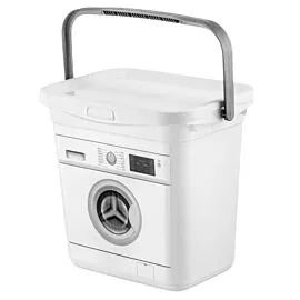 Wholesale Laundry Powder Containers with Lids - Cute Washing Machine Design 1.6 Gal