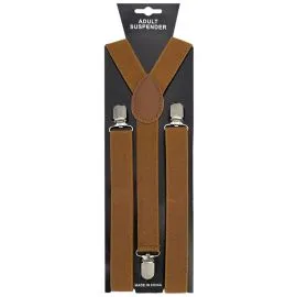 Light Brown Color Wholesale Suspenders