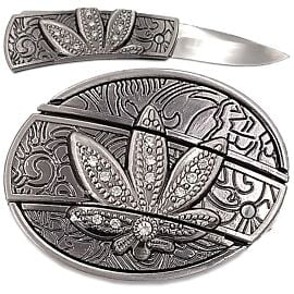Wholesale Belt Buckles in Bulk - Marijuana Knife Belt Buckle