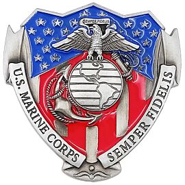 Marines Belt Buckle - Eagle Design