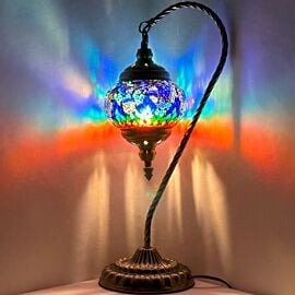 Wholesale Rainbow Bridge Swan Neck Handmade Mosaic Lamp
