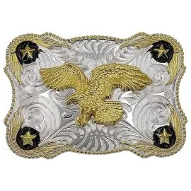 Gold & Silver Oversize Eagle Buckle - Bulk & Wholesale-0