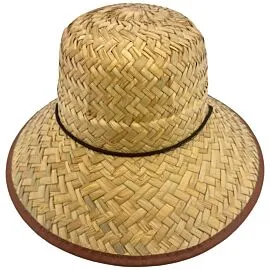 Palm straw summer hats for children