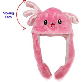 pink cute animal hats with moving ears