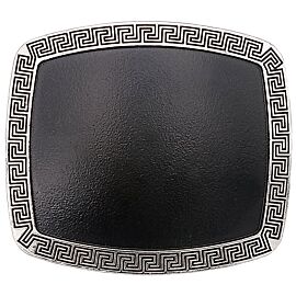 Plain Black Square Belt Buckle