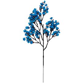 blue plastic baby breath leaves and flowers