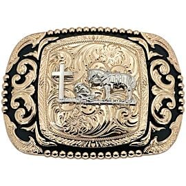 Praying Cowboy Quality Western Belt Buckle