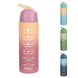Quick Water Bottle  Soft Touch Multiple Color 700 ml