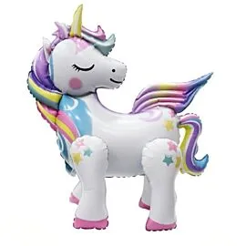 unicorn design standing balloons
