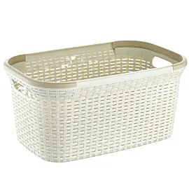 Bulk Laundry Baskets – Ivory Rattan Design 8 Gal