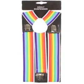 Rainbow 1.5 Inch Wide Suspenders - Wholesale Prices-2