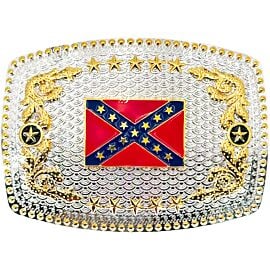 Wholesale Rebel Flag Belt Buckle