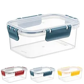 Rectangular Clara Box | 900 ML | Yellow | Red | Blue