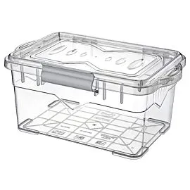 Rectangular Plastic Storage Box Container Stack Able Box With Lid | 5000 ML