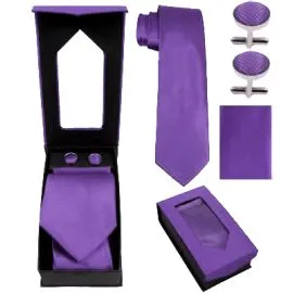 Purple Tie Set Wholesale-0