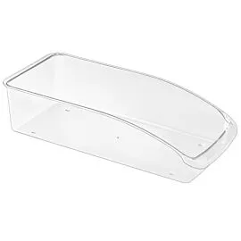 Bulk Clear Bins – Medium Transparent Refrigerator Organizer | 24 pcs