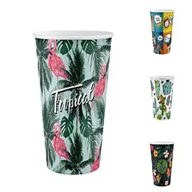 Ruby Cup With Different Designs 600 ml
