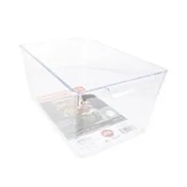 Bulk Clear Plastic Containers with Lids – 308 oz XXLarge Storage Box