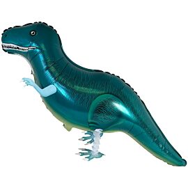 t rex dinosaur foil balloons with walking air pet design