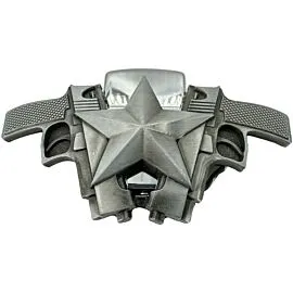 Wholesale Gun and Star Lighter Belt Buckles