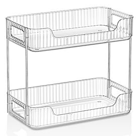Bathroom Cabinet Organizer Shelves Wholesale - 2 Tier Makeup Organizer Rack