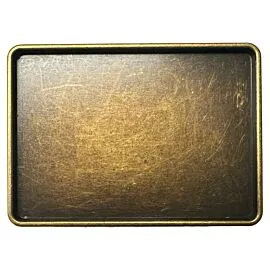 vintage plain rectangular belt buckle