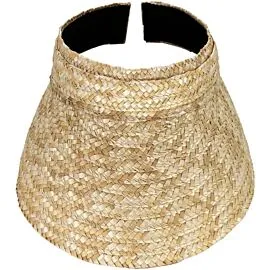 Wholesale Sun Visor - Quality Straw Hat - Front side