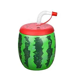Watermelon Cup With Straw 900 ml