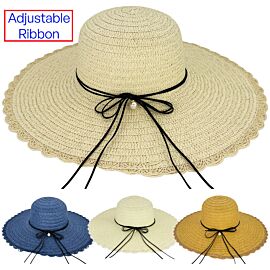 Wholesale Summer Hats with Band and Gem