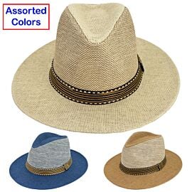 Panama Hats Wholesale - Assorted Colors