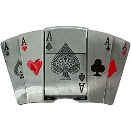 Wholesale Lighter Buckles in Bulk - Ace Playing Cards