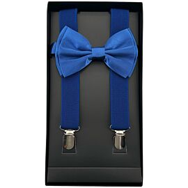 blue suspender bowtie sets wholesale selection