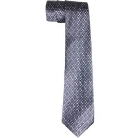 Corbata de vestir ancha gris y negra