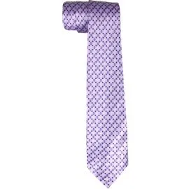 Corbata de vestir ancha de lunares morado