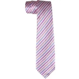 Corbata Vestido Ancha Líneas Moradas
