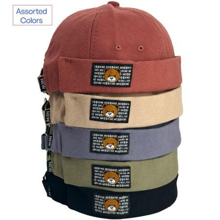 Wholesale Brimless Hats - Plain Docker Hats