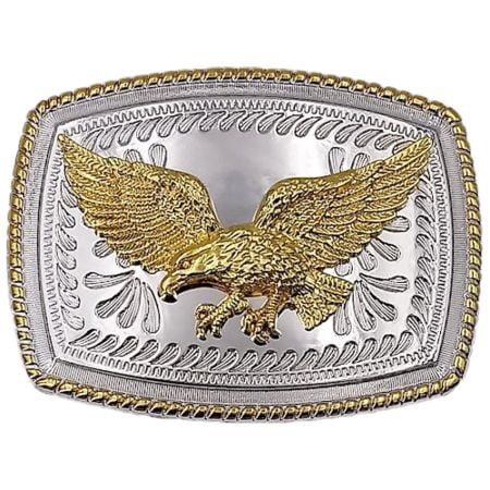 Golden Flying Eagle Belt Buckle - Bulk Discounts - Shop Now!