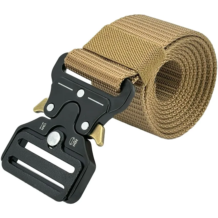 Wholesale Tactical Heavy Duty Belts in Bulk Metal Buckle