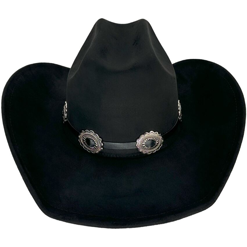 Wholesale Black Felt Hats Black Vintage Cowboy Hats