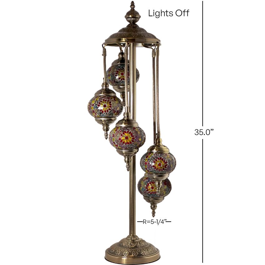 Wholesale Turkish Lamps - Ruby Red Lights