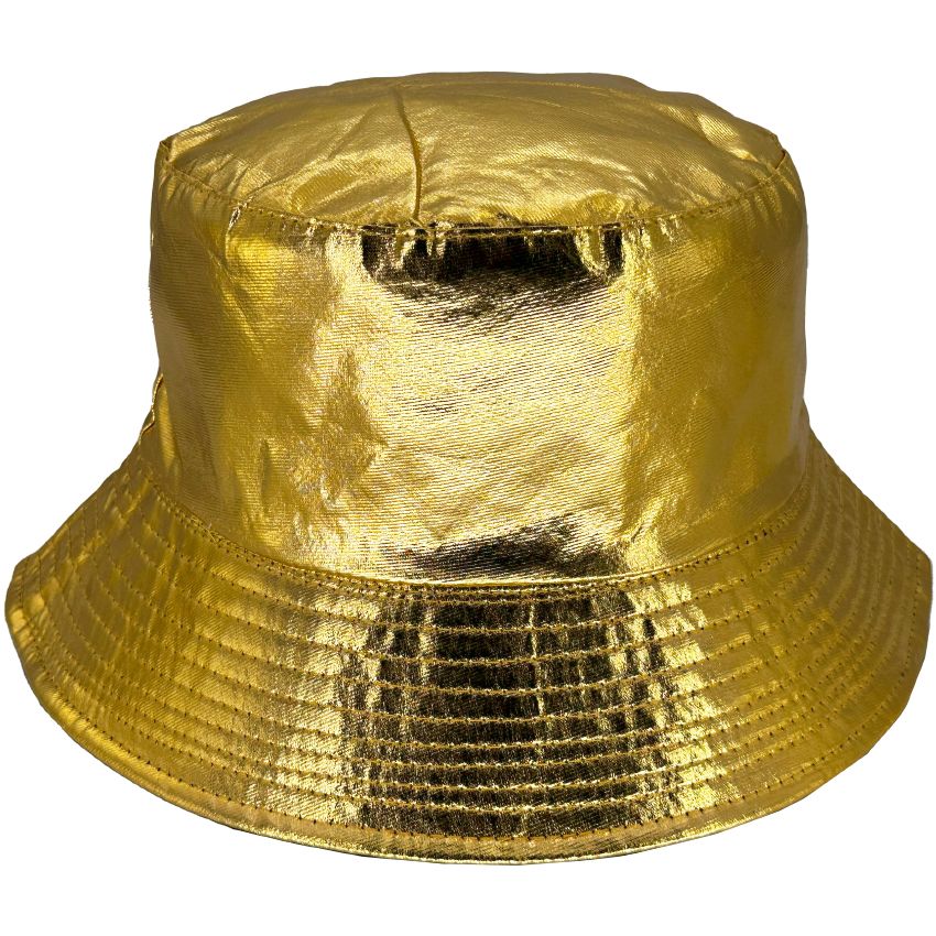 Custom Bucket Hats Bulk Gold, Silver, Purple & Pink Colors