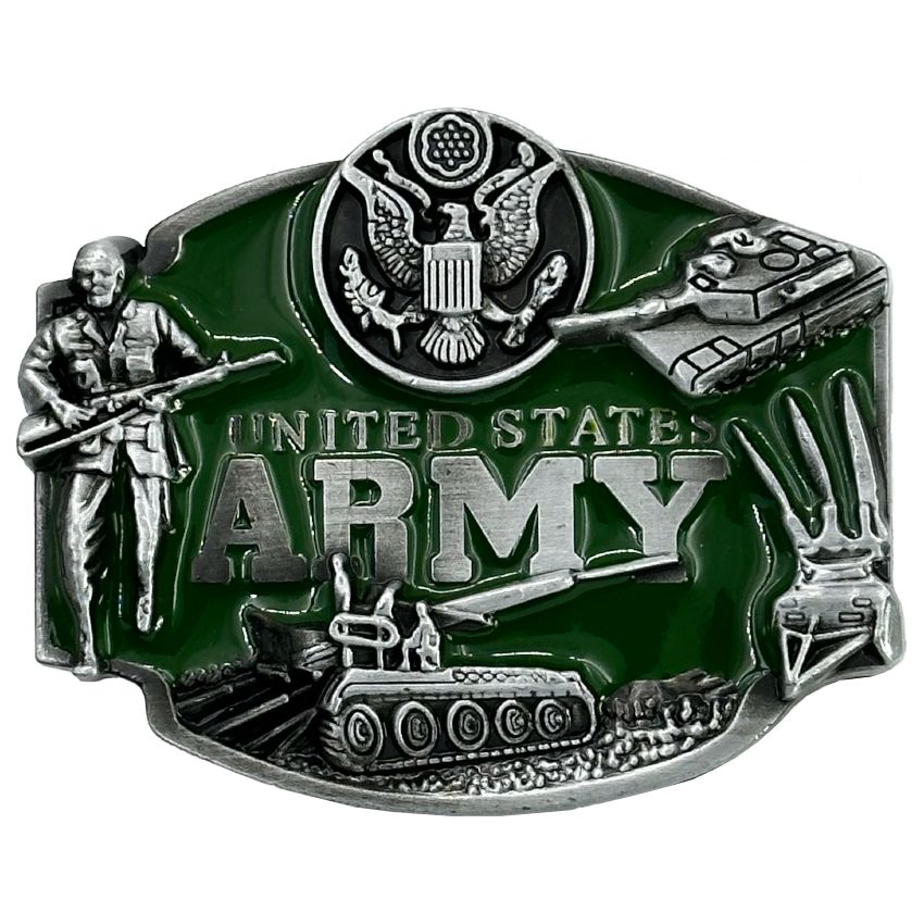 Green Us Army Belt Buckle Wholesale