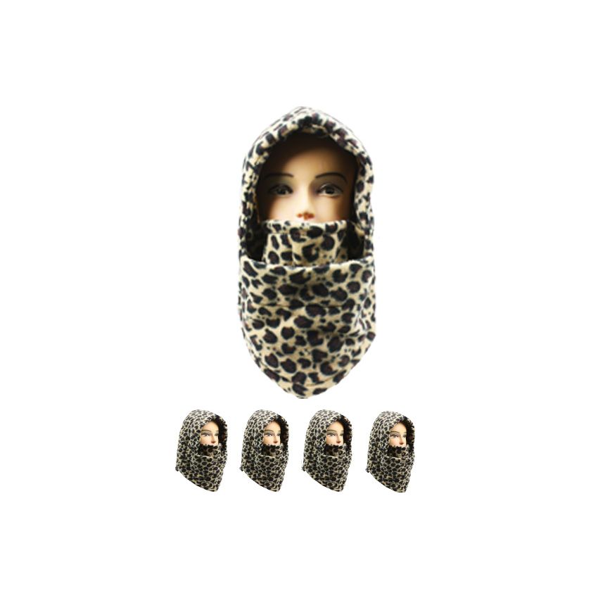 Leopard Pattern Balaclava Face Mask Bulk