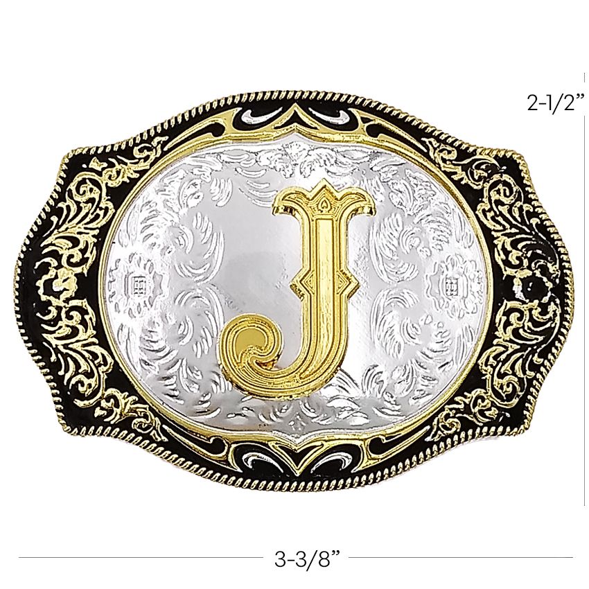 Bulk Golden Initial J Belt Buckles Wholesale Deals