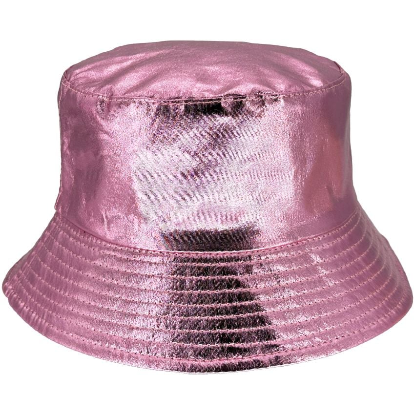 Custom Bucket Hats Bulk Gold, Silver, Purple & Pink Colors