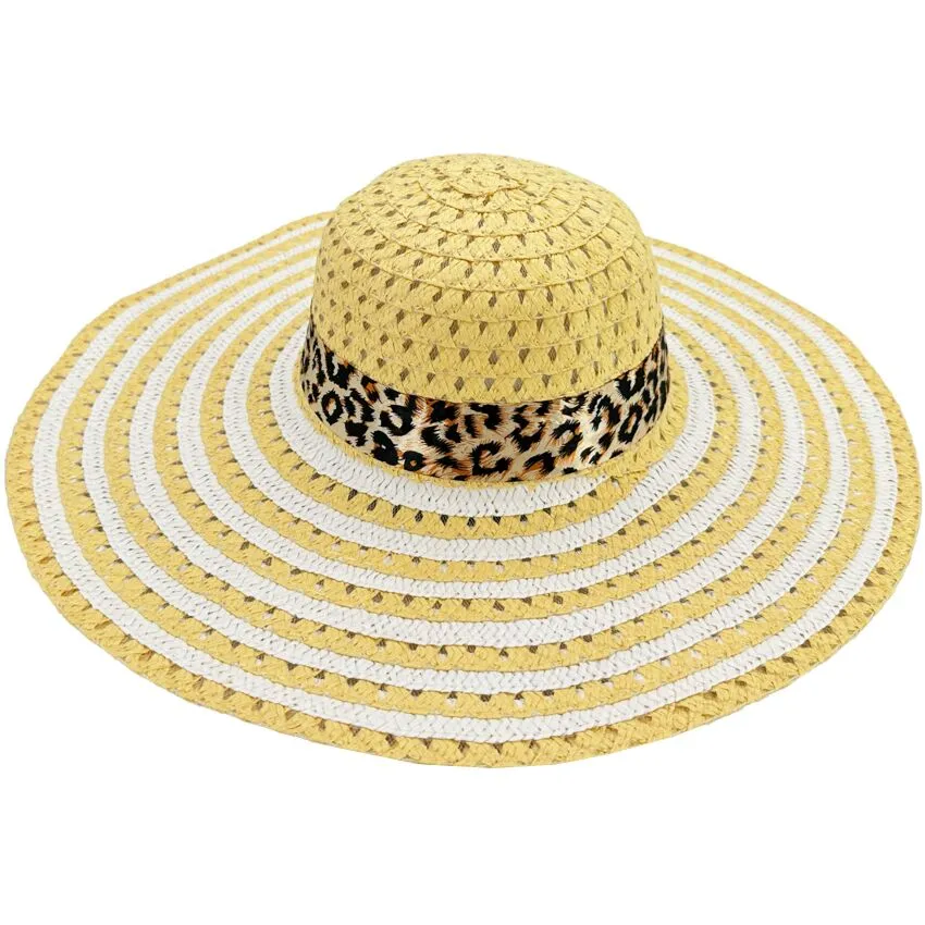 Buy Bulk Woman's Wide Brim Floppy Summer Beach Hat